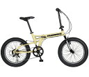 折りたたみ自転車 HUMMER FDB206FAT-BIKE ハマー FDB 206 ファットバイク / ベージュ