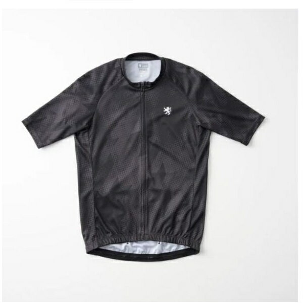 Lion de KAPELMUUR (リオン・ド・カペルミュール) プリント半袖ジャージ ドット千鳥 / Mサイズ