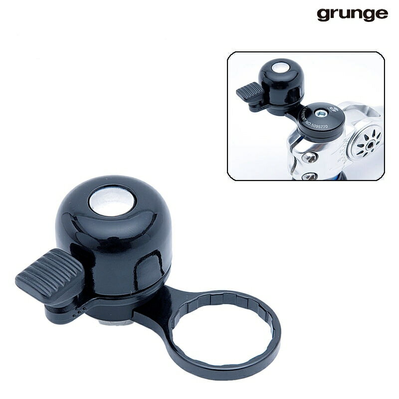 grunge/グランジ M02TS Aヘッドアルミちび丸ベル / BK