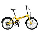 折りたたみ自転車 HUMMER FDB206 TANK-G ハマー FDB 206 タンク-G / イエロー