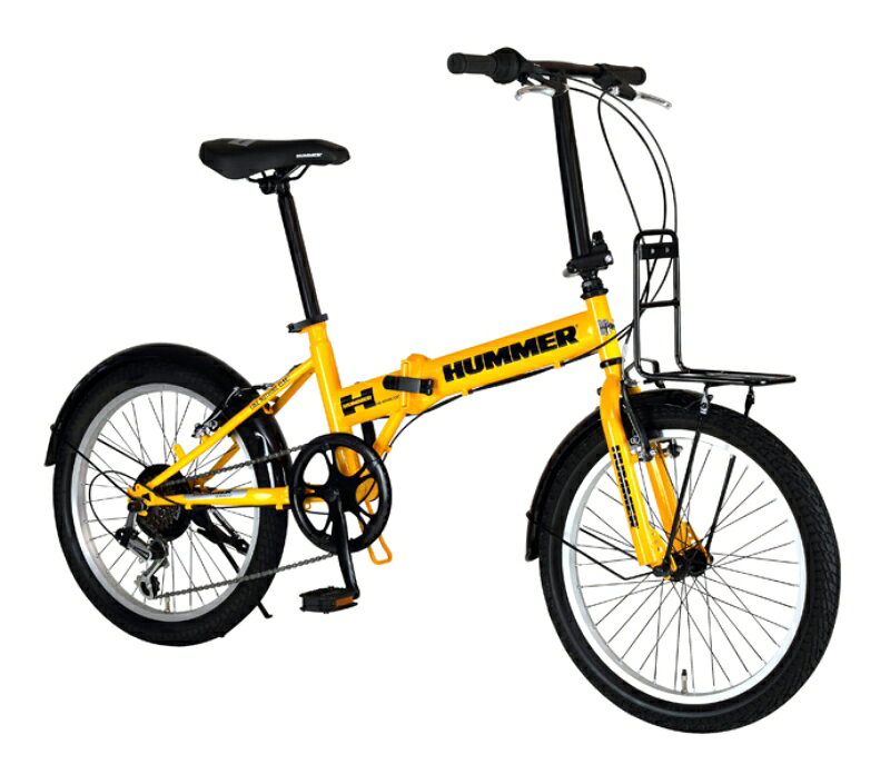 折りたたみ自転車 HUMMER FDB206 TANK-G ハマー FDB 206 タンク-G / イエロー