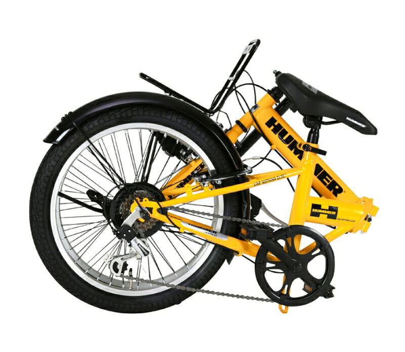 折りたたみ自転車 HUMMER FDB206 TANK-G ハマー FDB 206 タンク-G / イエロー