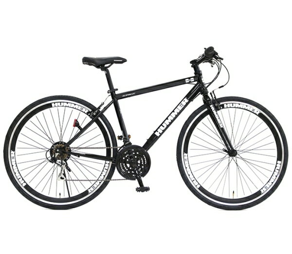 HUMMER CRB7018DR (ブラック) ハマー クロスバイク 【組立調整済発送】
