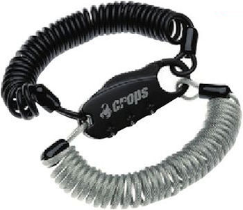 限定モデル クロップス Q3 デュオ マッチョ ワイヤー2本式ケーブル 3桁式ダイヤルロック 3x1800mmx2本 crops Q3 Duo Macho 東京サンエスオリジナル
