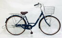 SAIMOTO(サイモト)24ミルトン (ミッドナイトブルー)BAA規格適合車 耐摩耗タイヤ シティサイクル