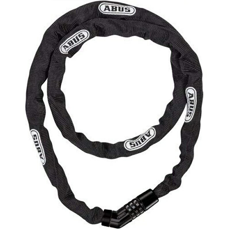 ABUS(アブス) 4804COMBO 110 LOCK CHAIN COMBINATIONS /110cm チェーンロック (ブラック）