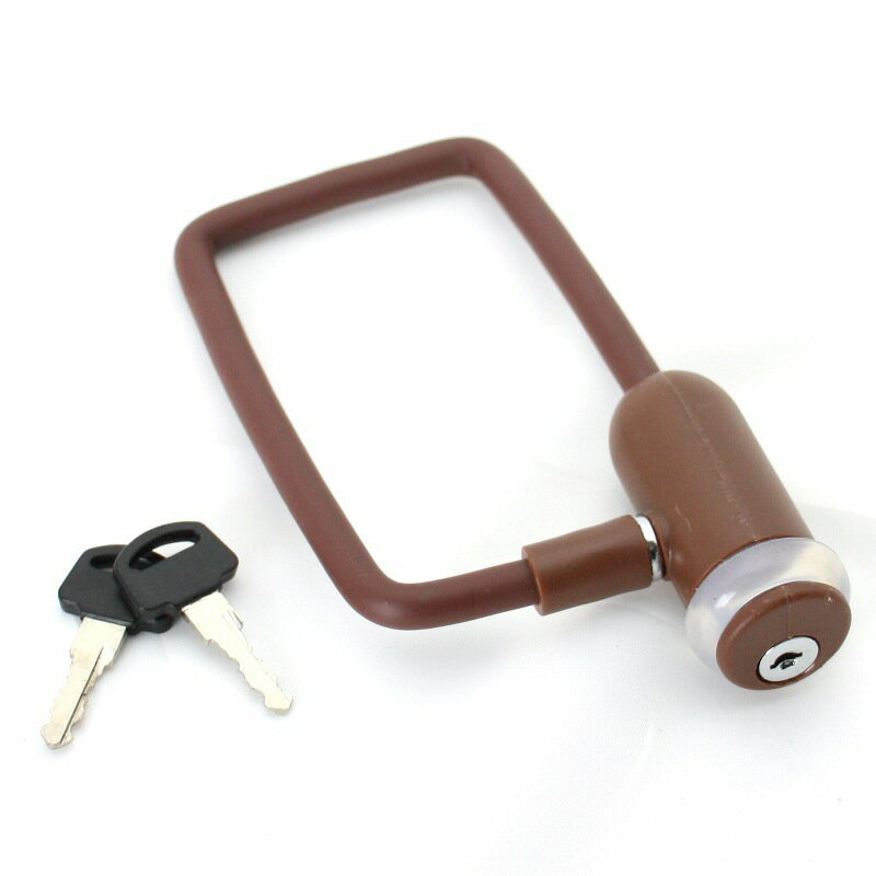 SAGISAKA (サギサカ） 電動アシスト自転車　バッテリーロック （ブラウン）