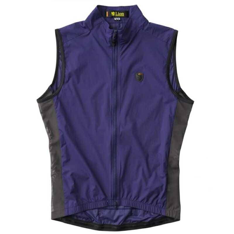 Wear - Lion de KAPELMUUR (リオン・ド・カペルミュール) ストレッチウインドベスト　リップストップ　バックポケット付き ネイビー