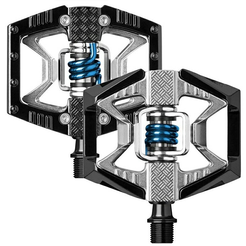 CRANK BROTHERS(クランクブラザーズ) DOUBLESHOT2 / ダブルショット2 / 軽量 ビンディングペダル / ブラック/ロウ-ブルー 574635