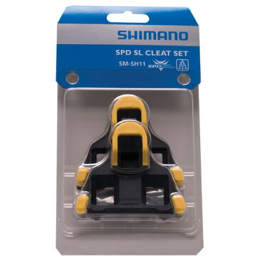 SHIMANO SM-SH11 黄色 クリートセット(6度セルフアライ二ングモード/左右ペア) ビンディング ペダル /Y42U98010/
