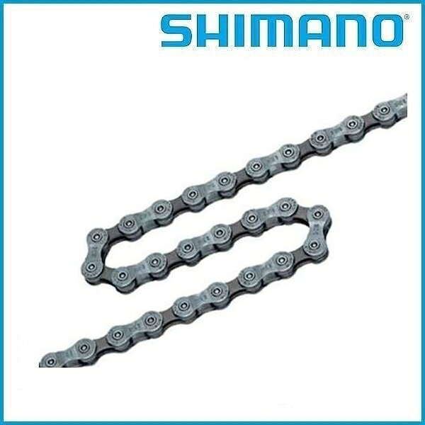 モデルナンバー：CN-HG93 メーカー：SHIMANO ・スピード: 9速対応 ・118リンク ・重量：299g(114リンク) ・アウターリンク表面処理：亜鉛合金メッキ ・インナーリンク表面処理：グレー ・コネクティングピン：シルバーカラー