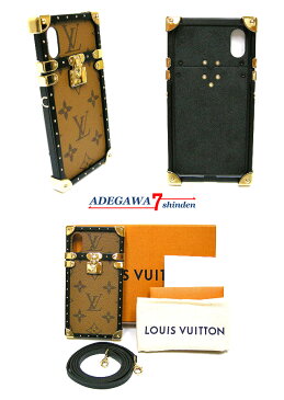 ルイ・ヴィトン（LOUIS VUITTON）★モノグラム リバース・iPhone X・アイ トランク・ストラップ付・アイフォン ケース・M62619★未使用〜新品同様品■アデ川質店 新田店■【質屋出店】【中古】