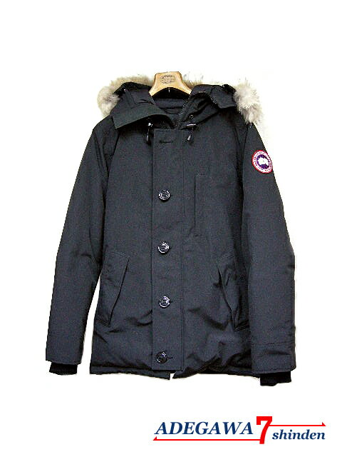 カナダグース（CANADA GOOSE）★3426MA・シャトーパーカ・フード付・ダウンジャケット・コート・コヨーテファー付・ブラック・FUSION S/P・メンズ★新品同様品■アデ川質店 新田店■【質屋出店】【中古】