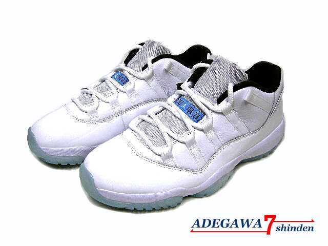 ナイキ（NIKE）★スニーカー・AIR JORDAN 11 RETRO LOW・エアジョーダン 11 レトロ ロー・ホワイト/レジェンド ブルー・US9.5（27.5cm）・AV2187-117・メンズ★未使用品■アデ川質店 新田店■【質屋出店】【中古】