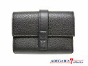 ロエベ(LOEWE)★バーティカル ウォレット・スモール・三つ折 財布・カーフスキン・ブラック・C660S86X01★未使用品■アデ川質店 新田店■【質屋出店】【中古】