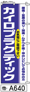 ふでのぼり カイロプラクティック(他-a640)幟 ノボリ 旗 筆書体を使用した一味違ったのぼり旗がお買得【送料込み】まとめ買いで格安【RCP】02P09Jul16