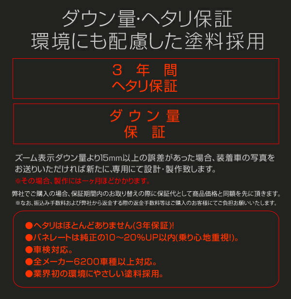 ダウンサス 三菱 エテルナ・サヴァ E39A 4G63 4WD 2.0L H1/10〜H4/5 1台分・前後セット【送料込み】 ZOOM ローダウン サスペンション ダウンフォース【MITSUBISHI】【RCP】