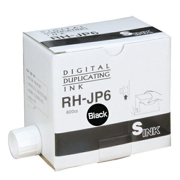 デジタル印刷機 コニカミノルタ用 汎用 インク 5本セット ブラック RH-JP6