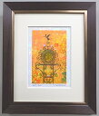 お得価格版・風水金運の黄色い天使当社オリジナル風水版画 IPCTY 天使の風水 金運 吉岡浩太郎