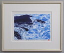 【四ツ切サイズ】版画Y49 荒波を越えて吉岡浩太郎