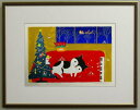 【大衣サイズ】版画DKX1 メリークリスマス(クリスマス)吉岡浩太郎