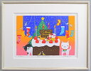 【大衣サイズ】版画SDL54 楽しいクリスマス吉岡浩太郎