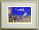 【八〇サイズ】版画ST11 サンタの夜(クリスマス)吉岡浩太郎