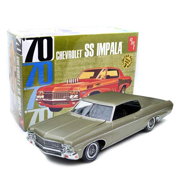 1:25 プラモデル 1970 CHEVROLET SS IMPALA 1970年 70 シボレー シェビー インパラ ローライダー アメ車 ミニカー Lowrider amt