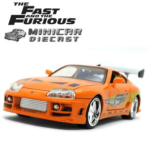 1/24 ワイルドスピード 箱入り ミニカー BRIAN'S TOYOTA SUPRA オレンジ トヨタ スープラ ブライアンモデル 日本車 FAST&FURIOUS WILD SPEED ワイルド・スピード ワイルド スピード ワイスピ ジャダトイズ社製