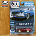 チェースカー 1/64 ミニカー 1973 Plymouth Road Runner キャンディレッド 1973年 プリムス ロードランナー 赤 アメ車 HOT...