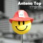 アンテナトップ ファイアーマン イエロー レッド アンテナトッパー FIRE DEPT FIRE MAN firefighter ア..