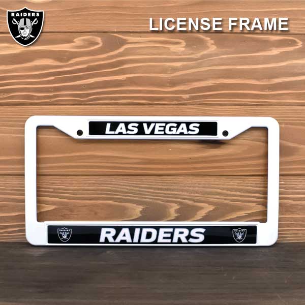 レイダース ナンバーフレーム USサイズ ホワイト NFL LAS VEGAS RAIDERS ライセンスフレーム フレーム ..