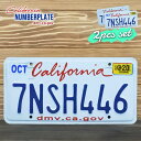 海外直輸入 USED品 アメリカ USED ナンバープレート 2枚セット 7NSH446 カリフォルニア California シール付き ライセンスプレート ...