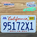 海外直輸入 USED品 アメリカ USED ナンバープレート 2枚セット 95172X1 カリフォルニア California シール付き ライセンスプレート ...