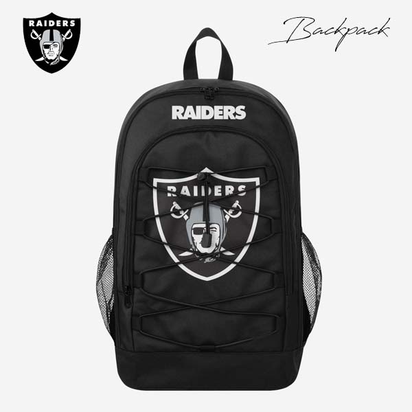 レイダース バックパック カバン リュック NFL RAIDERS BACK PACK デイバッグ ラウンドポケット ロゴ ..