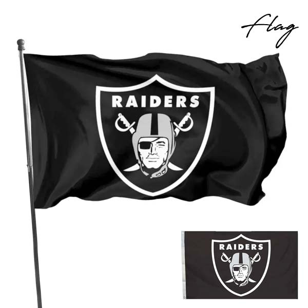 レイダース フラッグ raiders NFL RAIDERS バナー 旗 タペストリー ウォールインテリア ディスプレイ ..