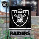 レイダース ガーデンフラッグ フラッグ raiders NFL RAIDERS アメフト アメリカンフットボール バナー 旗 タペストリー 小さめ ロゴ インテリア ウォールインテリア ディスプレイおしゃれ 装飾 屋内 屋外 ガレージ 飾り Lowrider ローライダー アメリカ 雑貨