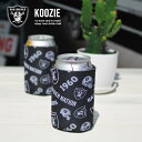 レイダース クージー 缶クージー 缶クーラー ボトルホルダー 缶 カバー ドリンクホルダー raiders NFL RAIDERS アメフト アメリカンフットボール アウトドア 保冷 保温 夏 海 ストリート おしゃれ Lowrider ローライダー ウエストコースト Westcoast アメリカ 雑貨