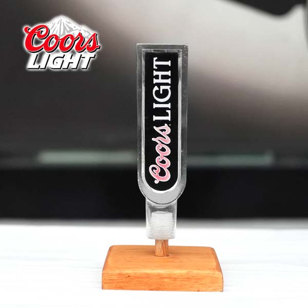 海外直輸入 USED品 ビアサーバーノブ COORS LIGHT 約11.7m シフトノブ クアーズ ライト ビールサーバーノブ ビアタップ ハンドル ブルー オートパーツ カスタム アメリカ ビール タップ 車 内装 カーアクセサリー アメリカ 雑貨