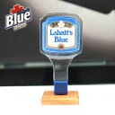 海外直輸入 USED品 ビアサーバーノブ LABATT BLUE beer 約15.2cm シフトノブ ラバット ブルー ビールサーバーノブ ビアタップ ハンドル..