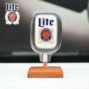 海外直輸入 USED品 ビアサーバーノブ MILLER LITE beer 約10.2cm シフトノブ ミラー ライト ビールサーバーノブ ビアタップ ハンドル ..