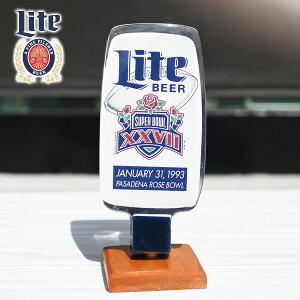 海外直輸入 USED品 ビアサーバーノブ MILLER LITE beer 約16.2cm シフトノブ 第29回 スーパーボウル カウボーイ ミラー ライト ビールサーバーノブ ビアタップ ハンドル オートパーツ カスタム アメリカ ビール タップ 車 内装 カーアクセサリー アメリカ 雑貨