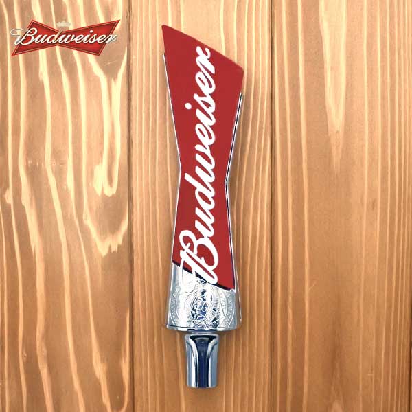 新品 ビアサーバーノブ Budweiser 約21.5cm バドワイザー ビールサーバーノブ ビアタップ ハンドル レッド オートパーツ カスタム カーアクセサリー インテリア おしゃれ シンプル アメリカ ビール タップ 車 内装 アクセサリー アメリカ 雑貨