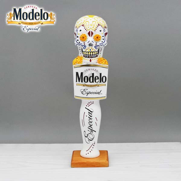 新品 ビアサーバーノブ MODELO espccial 全長：約22.5cm シフトノブ カラベラ モデロ エスペシャル ビールサーバーノブ ビアタップ オートパーツ カスタム メキシコ ビール タップ 車 内装 アクセサリー メキシコ 雑貨