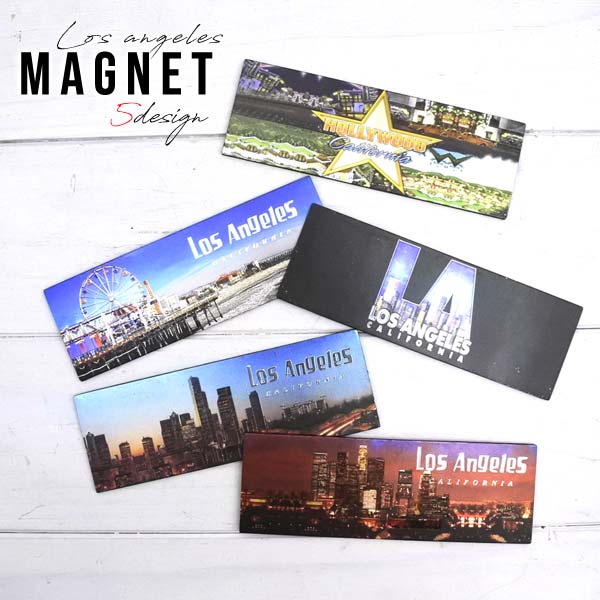 マグネット 全5種類 磁石 ロサンゼルス Los Angeles California カリフォルニア LA アメリカ キッチン おしゃれ インテリア アメリカ 雑貨