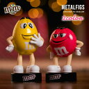 m&m's フィギュア エムアンドエムズ 全2色 フィギュア チョコレート ディスプレイ インテリア レッド イエロー 人形 置物 かわいい シンプル プレゼント 装飾 飾り キャラクター ダイキャスト製 jada toys ジャダトイズ アメリカ 雑貨