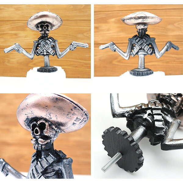 スカル フードオーナメント オーナメント アクセサリー ドクロ ガイコツ カスタムパーツ ボンネット エンブレム ローライダー Lowrider チカーノ 装飾 カー用品 車用品 カーアクセサリー インテリア ガレージ 車内アクセサリー アメリカ 雑貨の商品画像 2