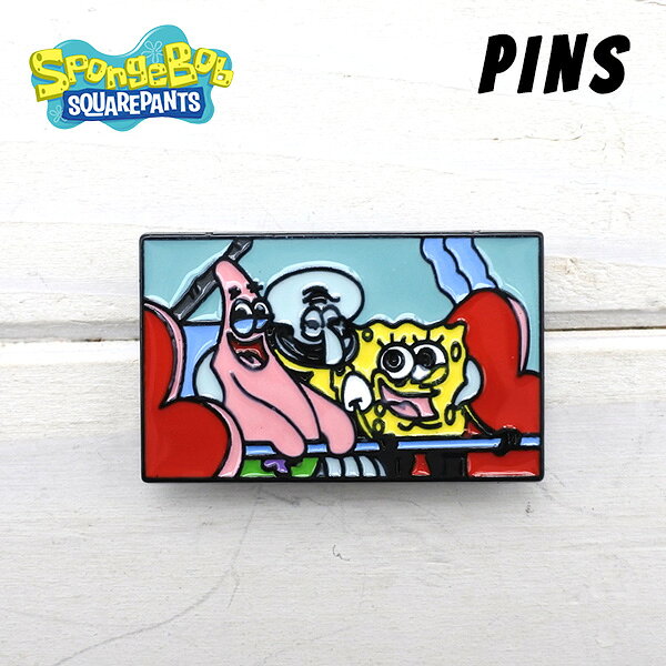 スポンジボブ ピンバッジ ブローチ バッジ ピンズ PINS キャラクター スポンジボブ パトリック ...