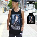 タンクトップ メンズ DGA King Bully MEGATRON ブラック 大きめ 大人 TANK TOP チカーノ チカーノファッション ローライダー 黒 トップス オーバーサイズ ストリート ピットブル アメリカンブル Pit Bull