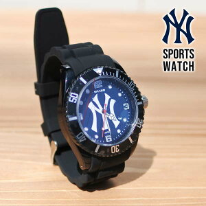 ニューヨーク ヤンキース 腕時計 アナログ ウォッチ シリコン MLB NY NEW YORK YANKEES ロゴ メンズ メジャーリーグ ベースボール 野球 公式ライセンス